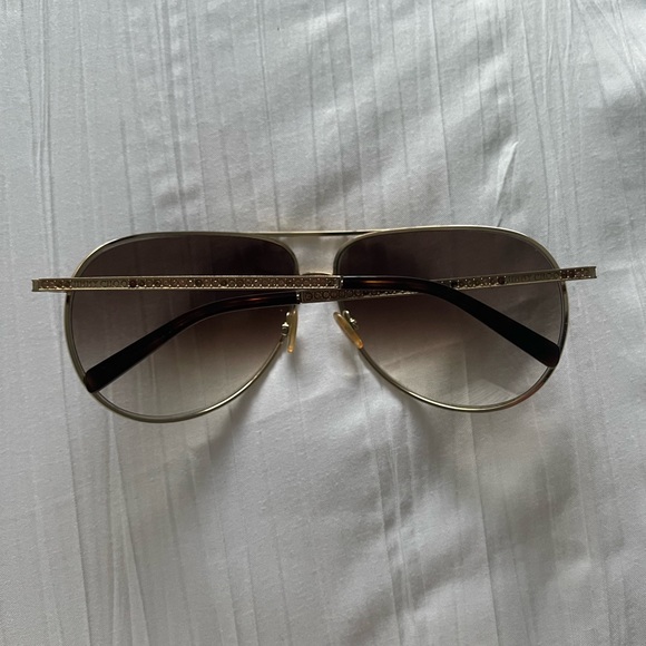 Jimmy Choo Gold Sunglasses - Picture 3 of 5